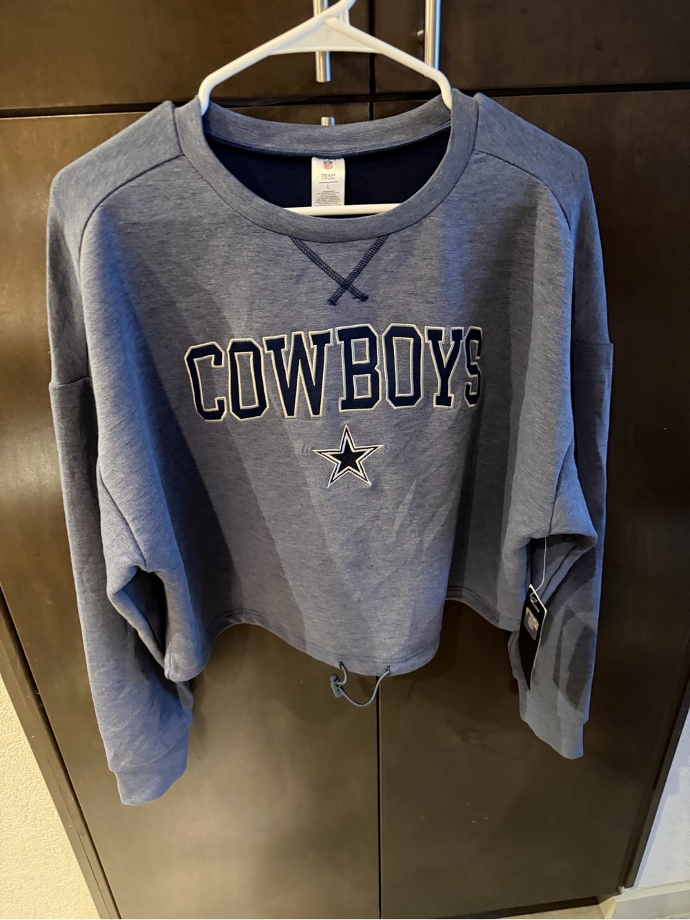 NFL Women's Cowboys Blue Crewneck Sweatshirt